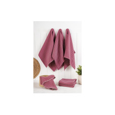 Hermia Geschirrtuch-Set Eloise 6er-Set Fuchsia