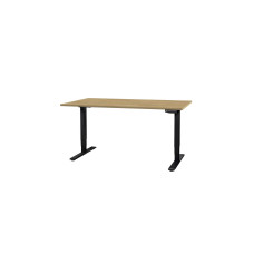 Contini höhenverstellbarer Bürotisch 2.0 x 0.9 m Eiche, Schwarz Contini höhenverstellbarer Bürotisch 2.0 x 0.9 m Eiche, Schwarz