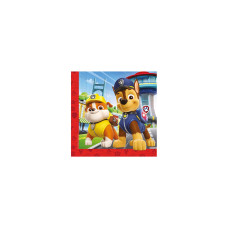 We fiesta Party Servietten Paw Patrol 33 x 33 cm, 20 Stück, Blau/Rot We fiesta Party Servietten Paw Patrol 33 x 33 cm, 20 Stück, Blau/Rot