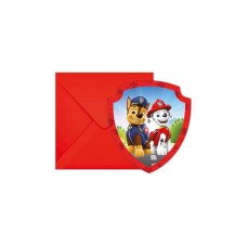 We fiesta Party Einladungskarte Paw Patrol 6 Stück We fiesta Party Einladungskarte Paw Patrol 6 Stück