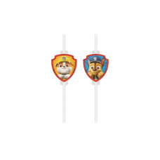We fiesta Party Strohhalm Paw Patrol 4 Stück, Blau/Gelb We fiesta Party Strohhalm Paw Patrol 4 Stück, Blau/Gelb