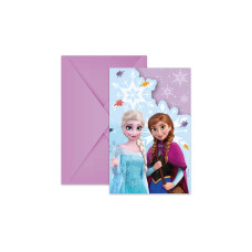 We fiesta Party Einladungskarte Frozen 6 Stück We fiesta Party Einladungskarte Frozen 6 Stück