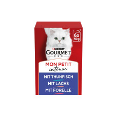 Purina Gourmet Nassfutter Mon Petit Intense Fisch 6 x 50 g Purina Gourmet Nassfutter Mon Petit Intense Fisch 6 x 50 g