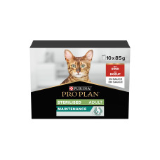 Purina Pro Plan Adult Sterilised Maintenance in Sauce mit Rind 10 x 85 g