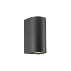Nordlux Wandleuchte Canto Maxi 2 2 x 28W, GU10, IP44, schwarz Nordlux Wandleuchte Canto Maxi 2 2 x 28W, GU10, IP44, schwarz