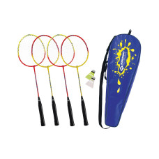 Schildkröt Funsports Schildkröt Federball Set 4-Player 4 Schläger, 2 Federbälle, Schildkröt Funsports Schildkröt Federball Set 4-Player 4 Schläger, 2 Federbälle,