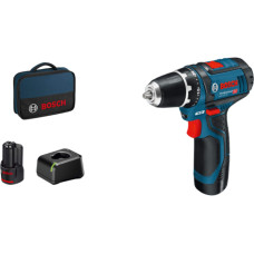 Bosch Professional Akku-Bohrschrauber PRO GSR 12V-15 Set in der Tragetasche