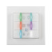 Homematic IP Wired Smart Home Wired Wandtaster 6-fach, Weiss