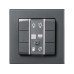 Homematic IP Wired Smart Home Wired Wandtaster 6-fach, Anthrazit