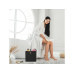relaxdays Aufbewahrungsbox 4er Set Schwarz relaxdays Aufbewahrungsbox 4er Set Schwarz