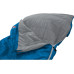 Grüezi Bag Schlafsack Wolle Almhütte 10 °C 175 cm, Blau