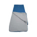 Grüezi Bag Schlafsack Wolle Almhütte 10 °C 195 cm, Blau