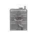 KOOR Reisekoffer Aluminium 40 L, Silber