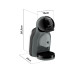 De'Longhi Portionskaffeemaschine Mini Me 2 EDG335.W Grau