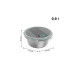 Rotho Edelstahldose mit Deckel NALA 0.9 l, Silber