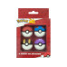 Undercover Radiergummi Pokemon 4er-Set