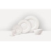 Villeroy & Boch Geschirrset Manufacture Rock 20-teilig, Weiss