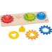 Goki Sortierspiel Formen mit Zahnrädern 30 x 10 x 4 cm, 12 Teile