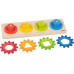 Goki Sortierspiel Formen mit Zahnrädern 30 x 10 x 4 cm, 12 Teile