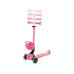GLOBBER Scooter GO UP Baby Lights 360° Pink