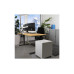 Contini höhenverstellbarer Bürotisch 2.0 x 0.9 m Eiche, Schwarz