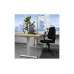 Contini höhenverstellbarer Bürotisch 1.6 x 0.8 m Eiche/Weiss