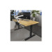Contini höhenverstellbarer Bürotisch 1.4 x 0.8 m Eiche/Schwarz Contini höhenverstellbarer Bürotisch 1.4 x 0.8 m Eiche/Schwarz