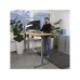 Contini höhenverstellbarer Bürotisch 1.4 x 0.8 m, Eiche/Dunkelgrau Contini höhenverstellbarer Bürotisch 1.4 x 0.8 m, Eiche/Dunkelgrau