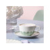 Villeroy & Boch Fleur Vert Capppuccino Untertasse, 6 Stück