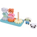 small foot Stapelspiel mit Zahnrad Jungle Friends