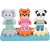 small foot Stapelspiel mit Zahnrad Jungle Friends