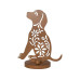 Star Trading Solar Decoration Oxidog Indoor, Outdoor, Warmweiss, Rost