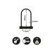 Yale Veloschloss YUL2C Bügel mit Kabel, 230 mm Yale Veloschloss YUL2C Bügel mit Kabel, 230 mm