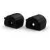 Yeah Racing Shock protectors Schwarz