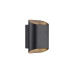 Nordlux Wandleuchte Nico 22 Round Max 15W, GU10, IP54, Schwarz