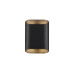 Nordlux Wandleuchte Nico 22 Round Max 15W, GU10, IP54, Schwarz