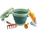 Schildkröt Funsports Schildkröt 7in1 Sand Toys Falteimer Set green