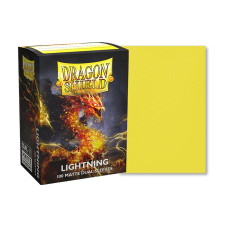 Dragon Shield Kartenhülle Dual Matte: Lightning Standardgrösse Gelb 100 Dragon Shield Kartenhülle Dual Matte: Lightning Standardgrösse Gelb 100