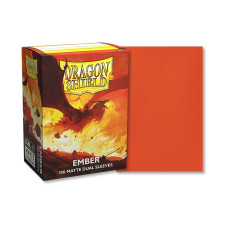 Dragon Shield Kartenhülle Dual Matte: Ember Standardgrösse Orange 100 Dragon Shield Kartenhülle Dual Matte: Ember Standardgrösse Orange 100