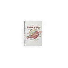 Glass Staff Notizbuch Anatomy of the d20 Weiss/Rot Glass Staff Notizbuch Anatomy of the d20 Weiss/Rot