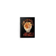 Glass Staff Notizbuch I Cast Fireball! Schwarz/Rot Glass Staff Notizbuch I Cast Fireball! Schwarz/Rot