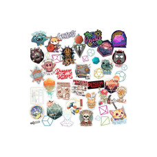 Glass Staff Sticker Bomb Pack Mehrfarbig Glass Staff Sticker Bomb Pack Mehrfarbig