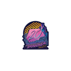 Glass Staff Sticker Holographic Retro D20 Mehrfarbig Glass Staff Sticker Holographic Retro D20 Mehrfarbig