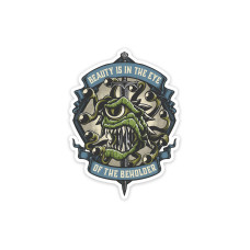 Glass Staff Eye of The Beholder Sticker Mehrfarbig Glass Staff Eye of The Beholder Sticker Mehrfarbig