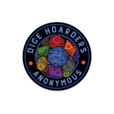 Glass Staff Dice Hoarders Anon Sticker Mehrfarbig Glass Staff Dice Hoarders Anon Sticker Mehrfarbig