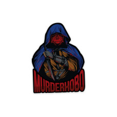 Glass Staff Murderhobo Sticker Dunkelblau/Rot Glass Staff Murderhobo Sticker Dunkelblau/Rot