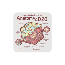 Glass Staff Anatomy of the D20 Sticker Mehrfarbig Glass Staff Anatomy of the D20 Sticker Mehrfarbig