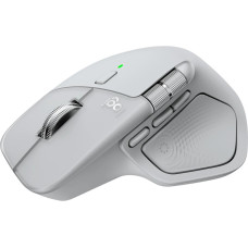 Logitech Maus MX Master 4 Bluetooth RF Wireless Weiss