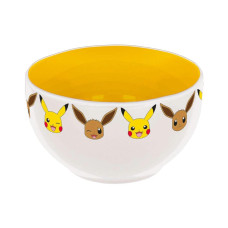 Stor Schüssel Pokémon 1 Stück, Braun/Gelb/Weiss Stor Schüssel Pokémon 1 Stück, Braun/Gelb/Weiss