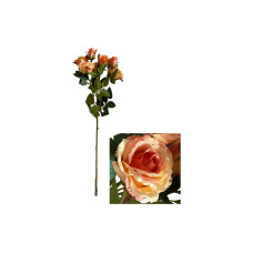 CHALET Blumenstängel Spray Rose 48 cm, Lachs